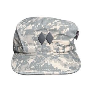 Army Digital Camo Patrol Cap Hat Size 7 1/4 Military Short Bill Camouflage